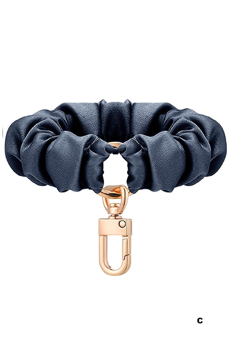 Elastic Scrunchie Keychain