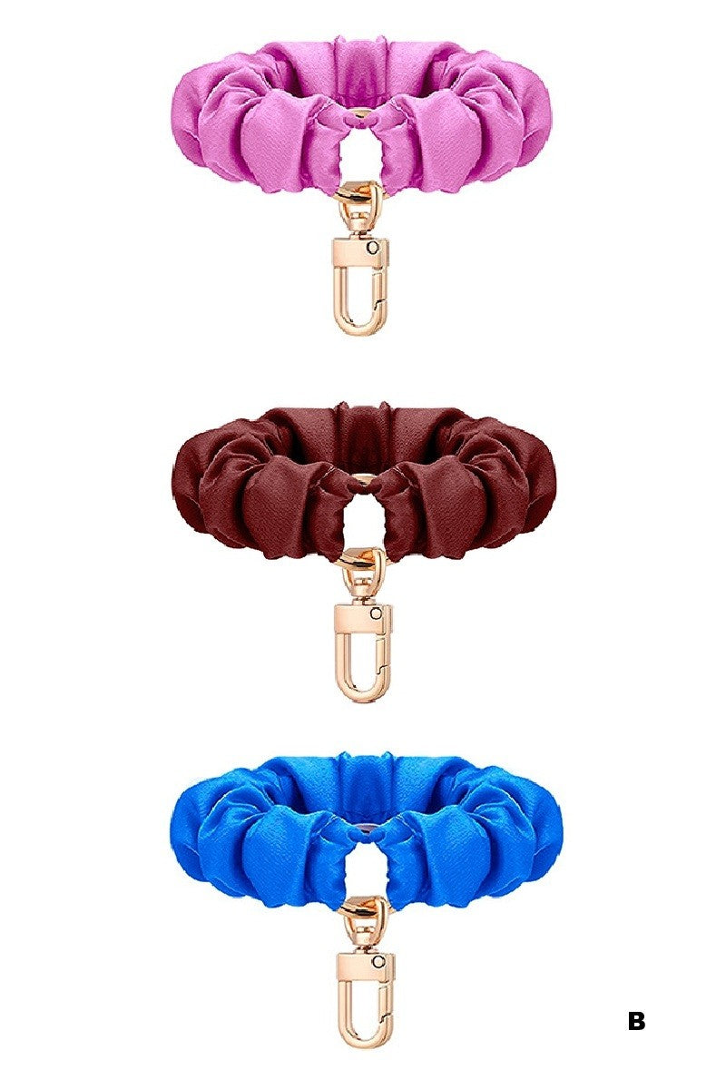 Elastic Scrunchie Keychain