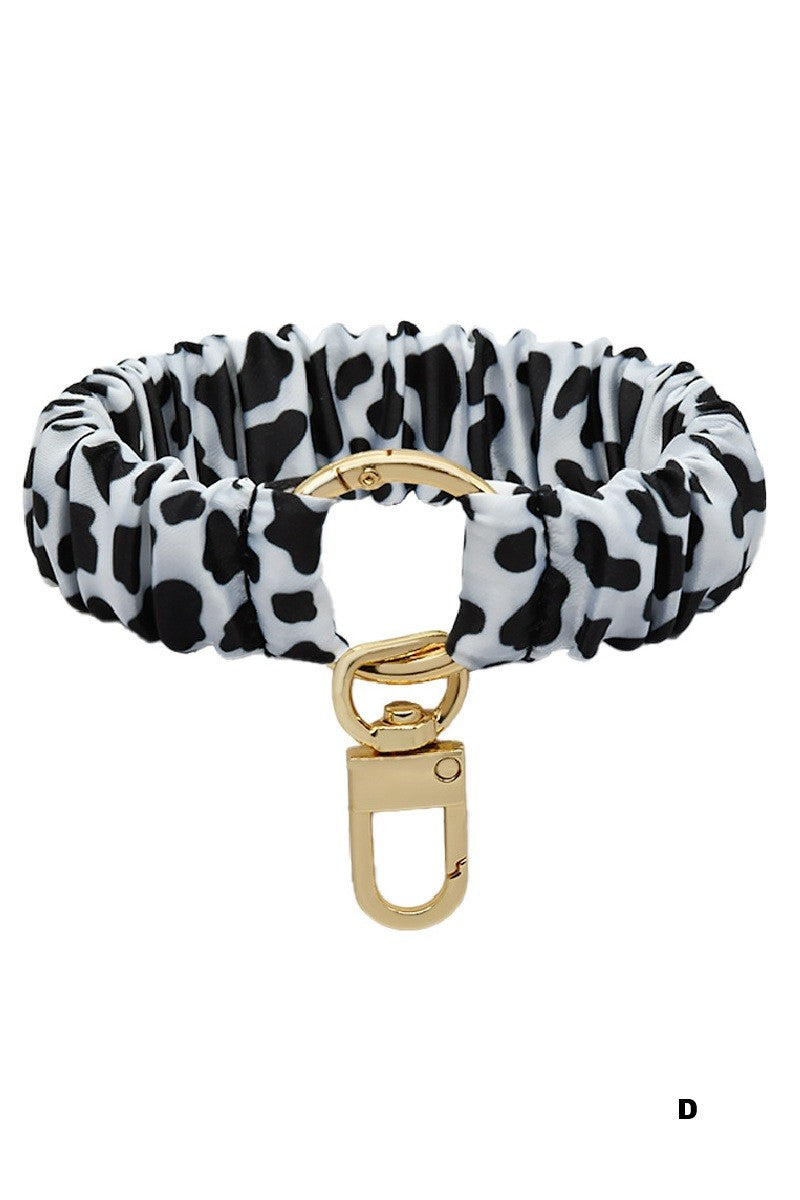 Elastic Scrunchie Keychain