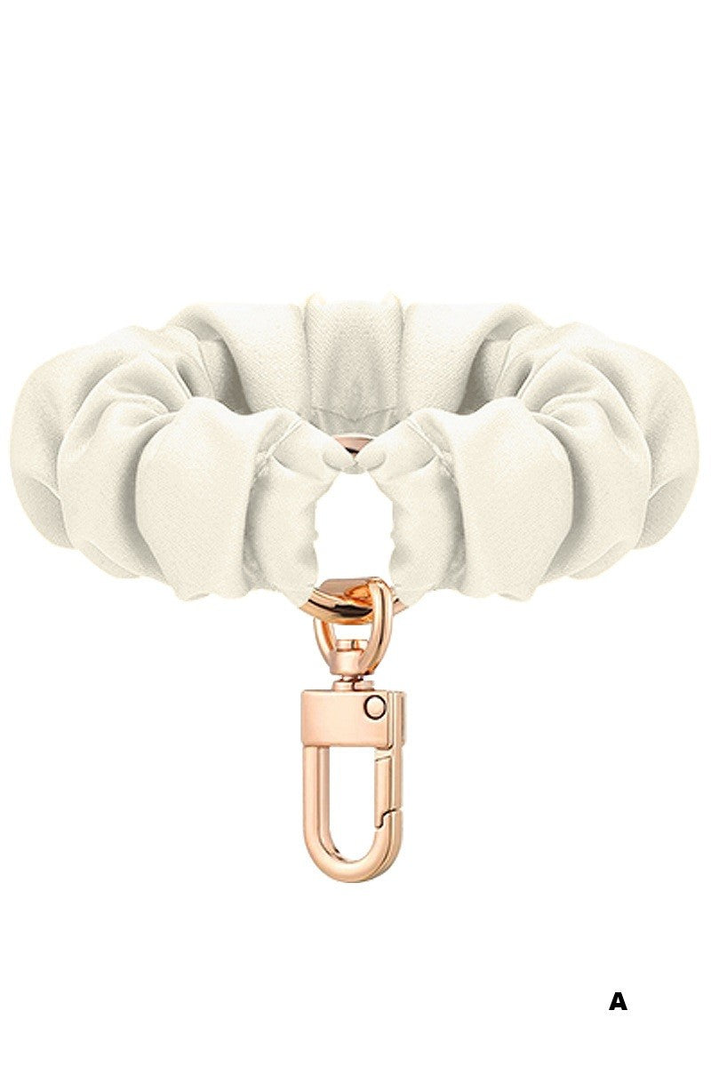 Elastic Scrunchie Keychain