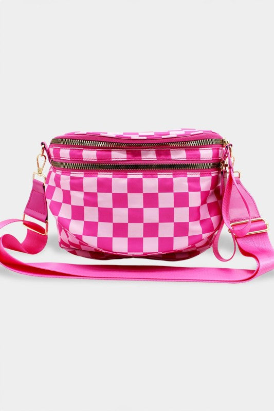 Oversize Crossbody Bag checker