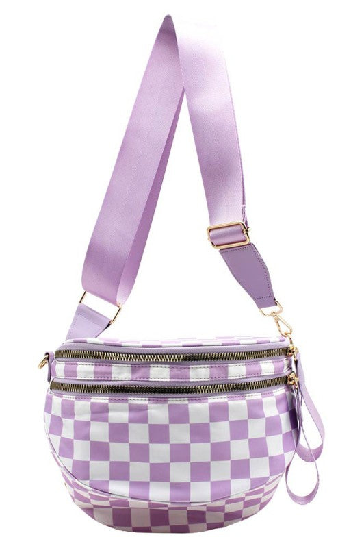 Oversize Crossbody Bag checker