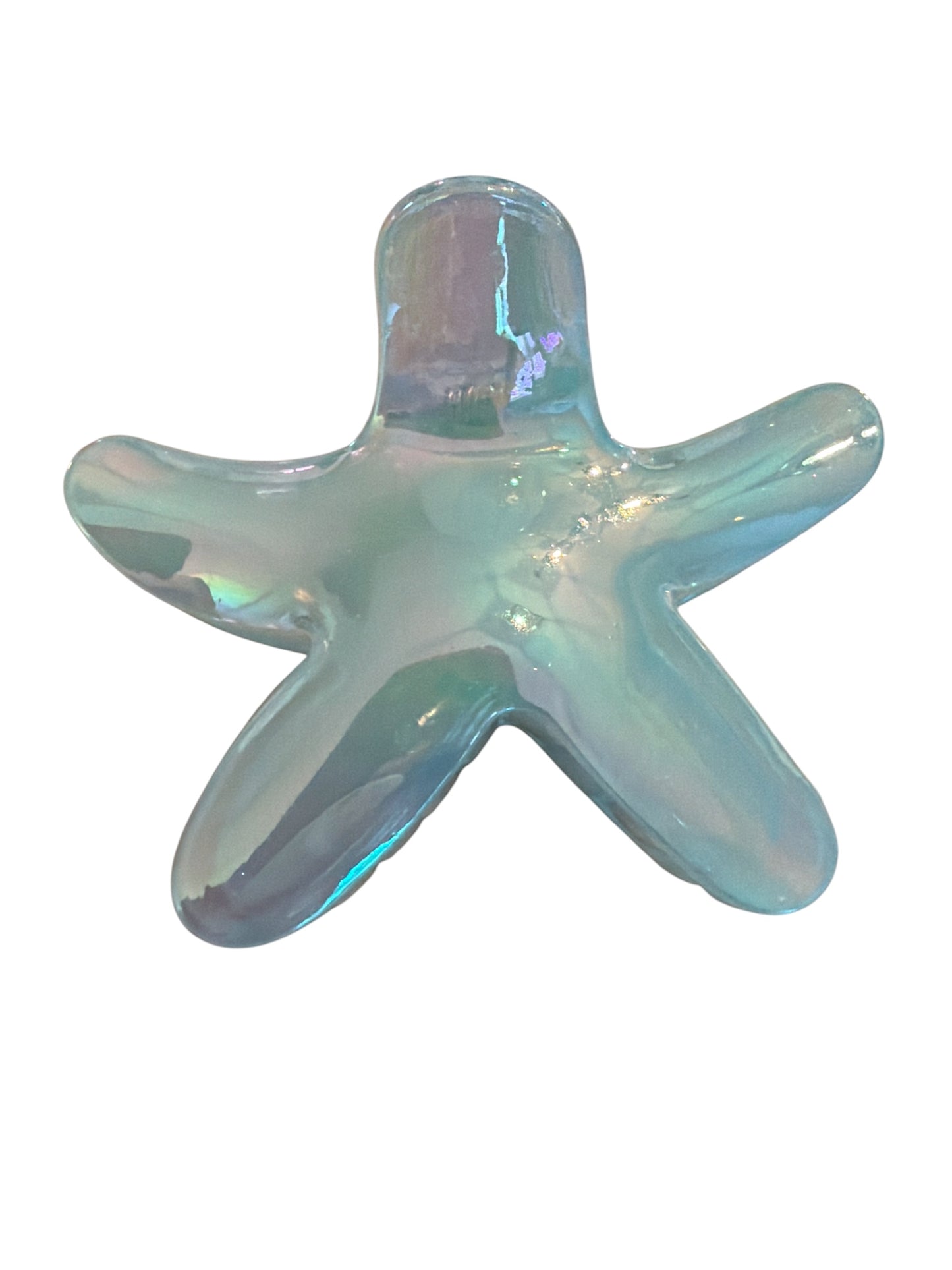 Iridescent Star Fish Hair Clip