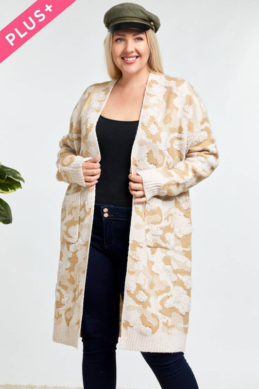 MULTI COLOR LONG SLEEVE CARDIGAN