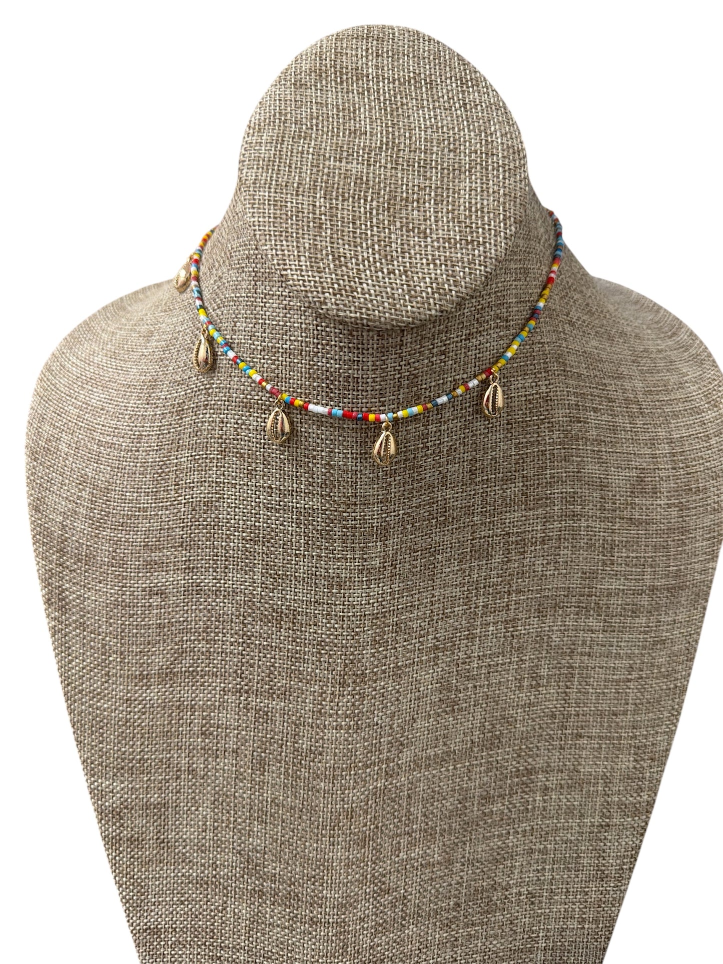 Sea Shell Charm Necklace and Earring