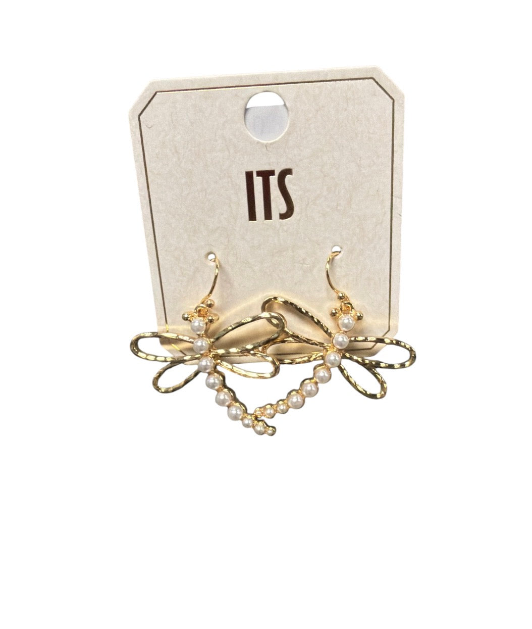 Dragonfly Pearl Earrings