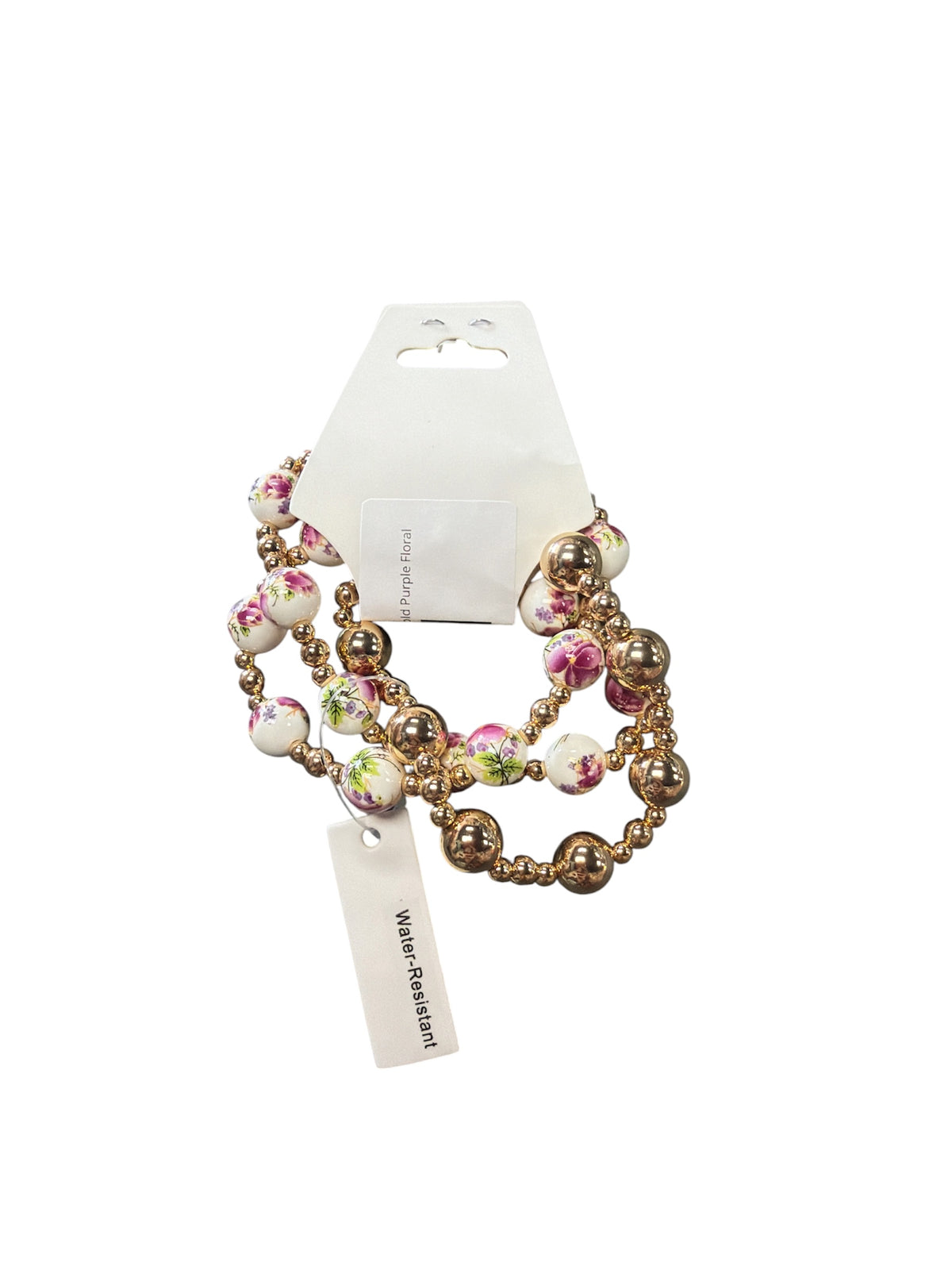Water Resistant Beaded Stack Bracelet