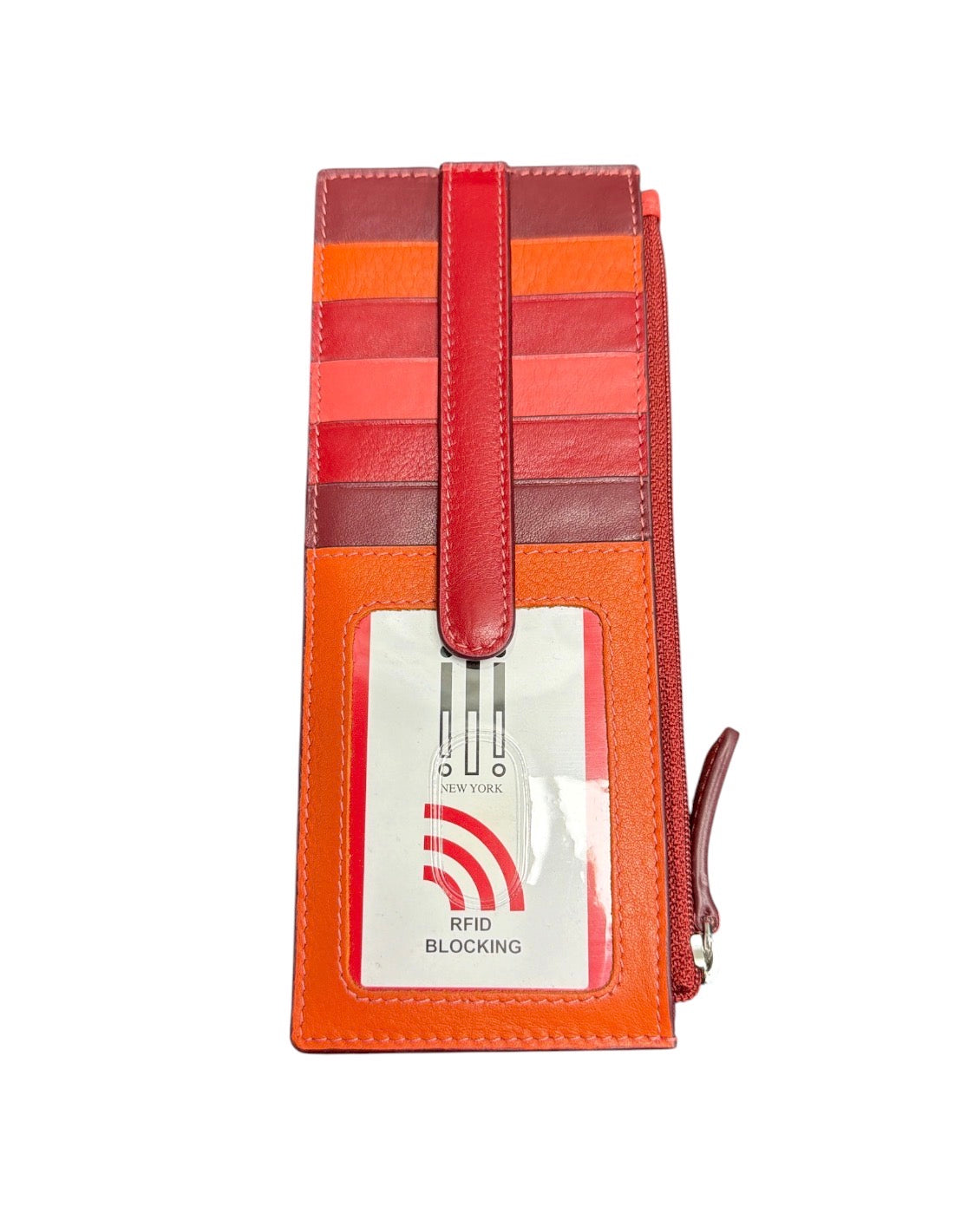 ILI Double Sided Genuine Leather Wallet—RFID Blocking