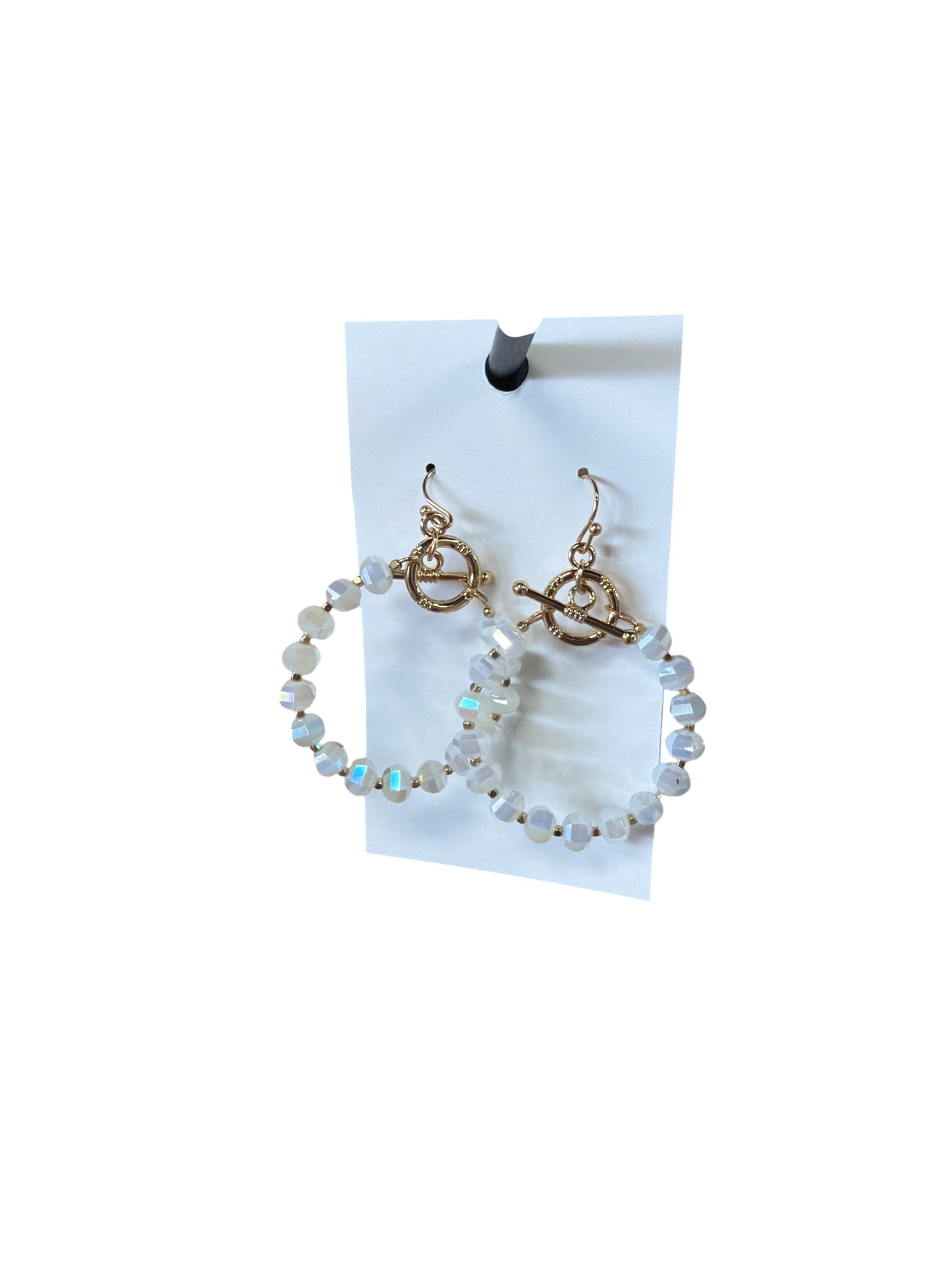 Gold Toggle Earring