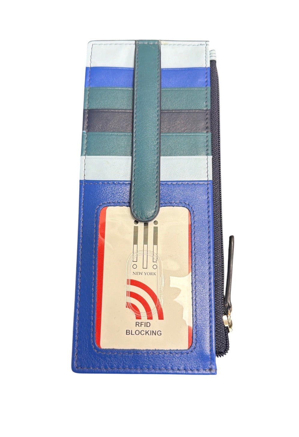 ILI Double Sided Genuine Leather Wallet—RFID Blocking