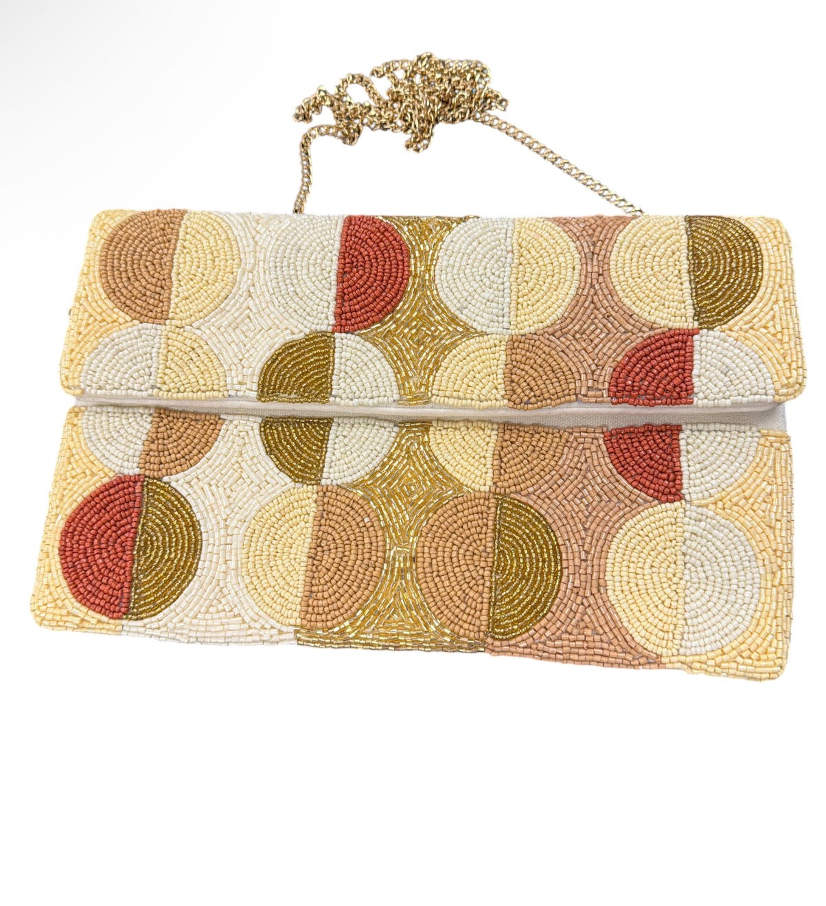 Handmade With Love Beaded Crossbody Purse
