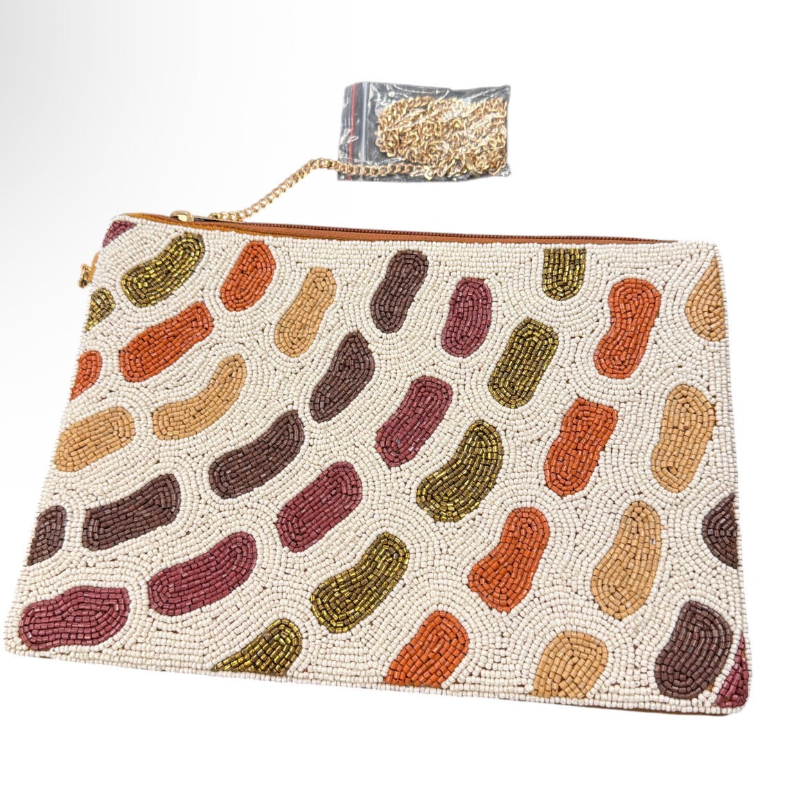 Handmade With Love Beaded Crossbody Purse