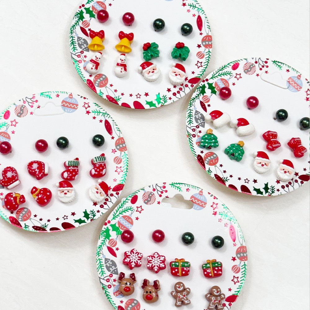 Kids Pack - Christmas Theme Earring Set