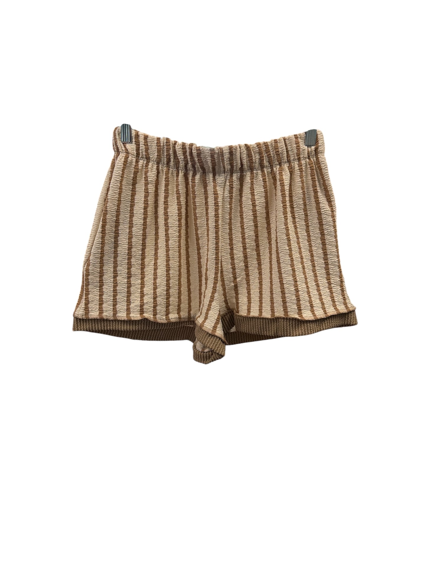 Heimish Brown/Tan Stripe Shorts