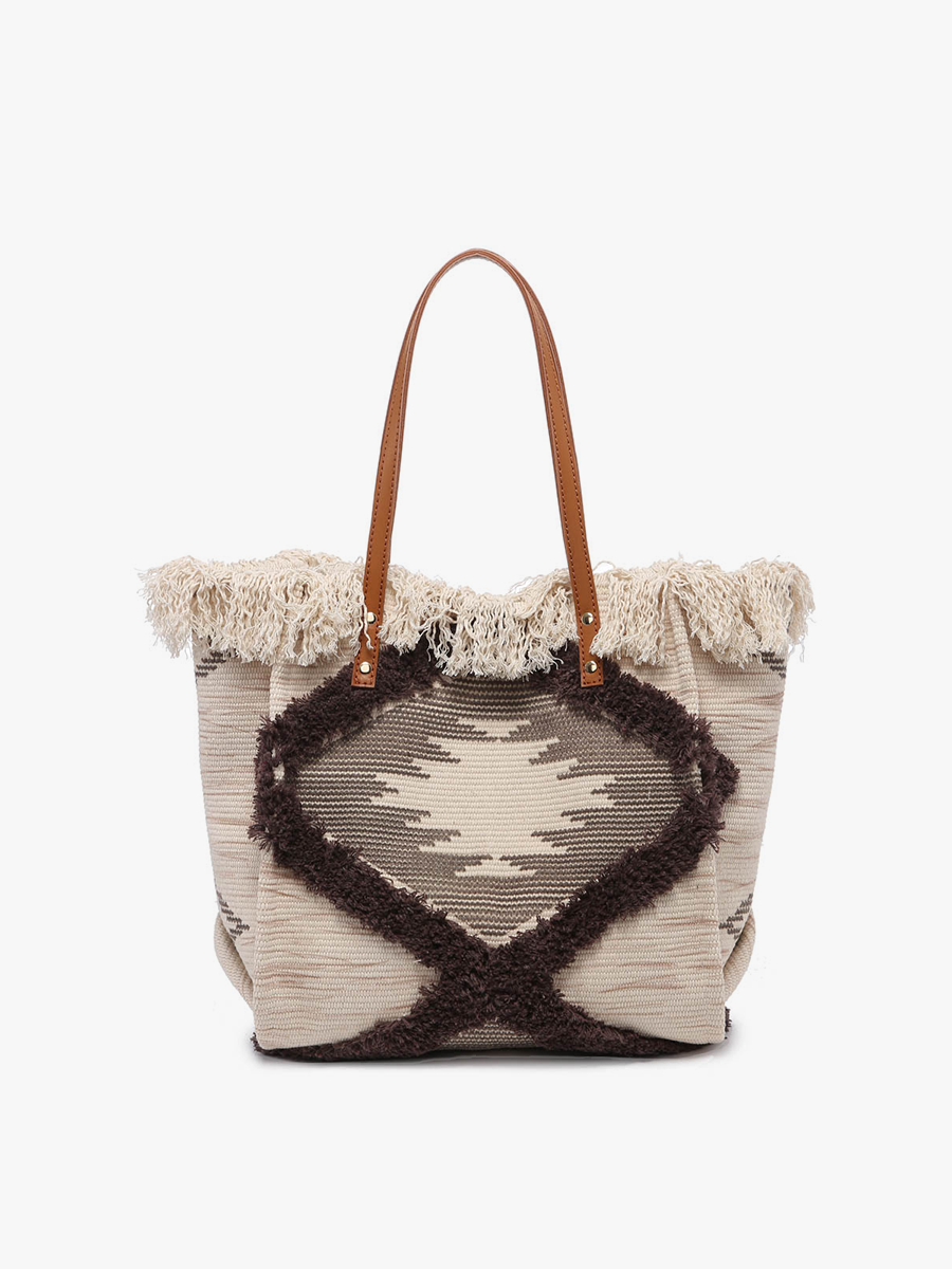 Madison Handwoven Fringe Tote