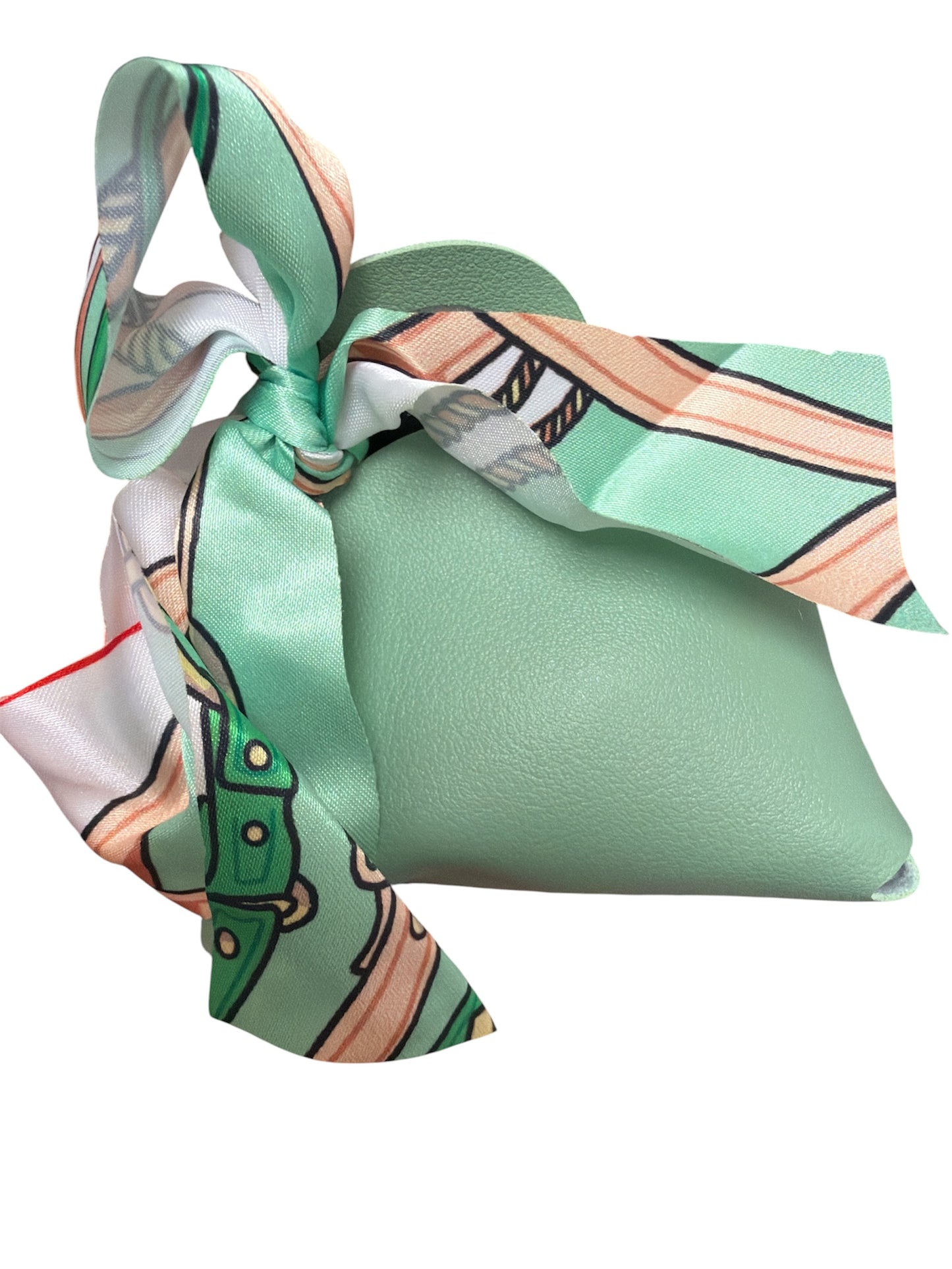 Mini Purse Keychain with Bag Scarf