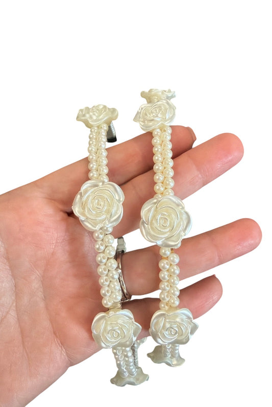 Pearl Rose Headband