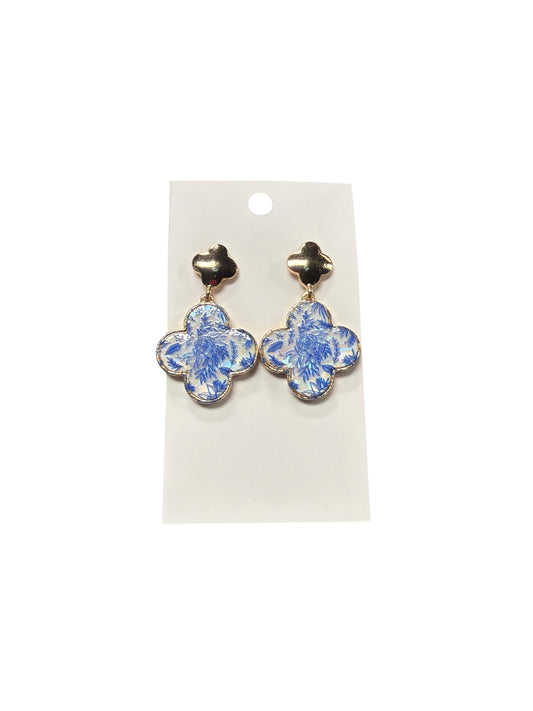 Gold Clover Earring