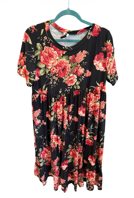 Floral Plus Maxi Dress