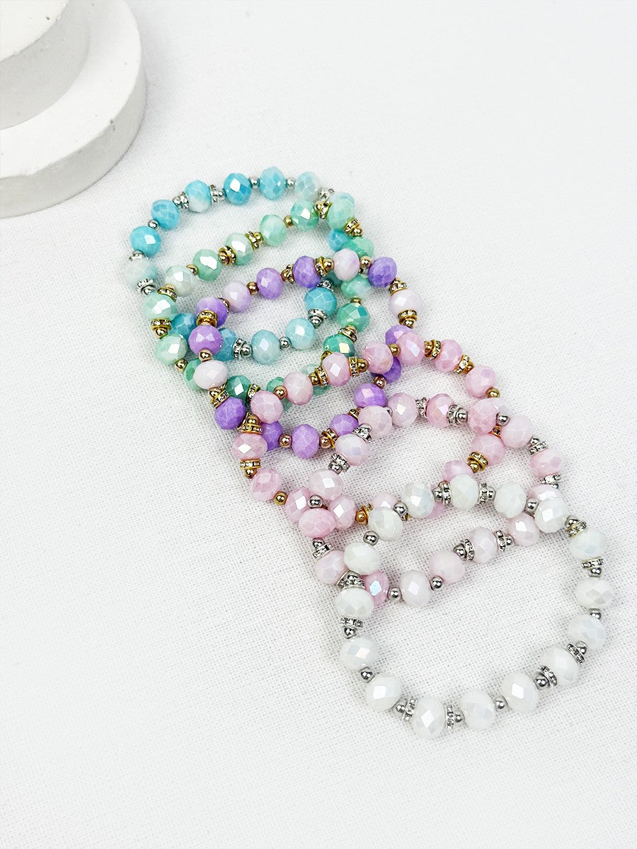 Soft Tone Glass Bracelets