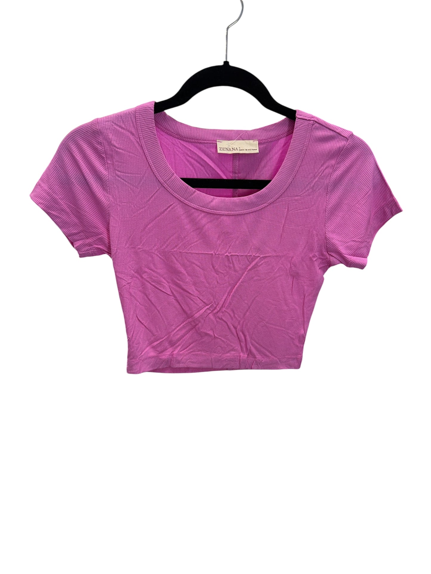 Zenana Ribbed Soft Crop Top