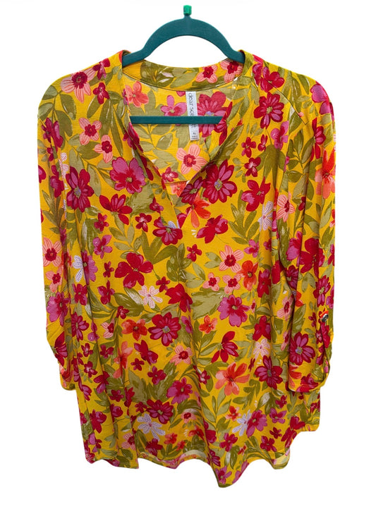 Dear Scarlett Yellow Floral C0145P