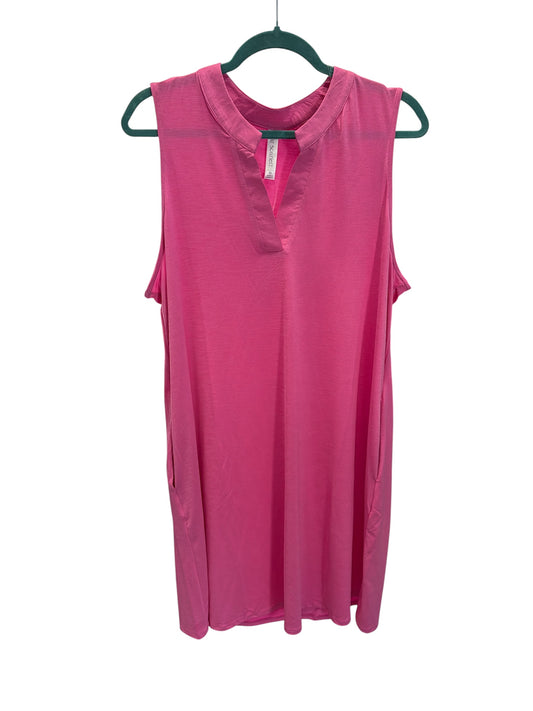 Dear Scarlett Pink Sleeveless Dress