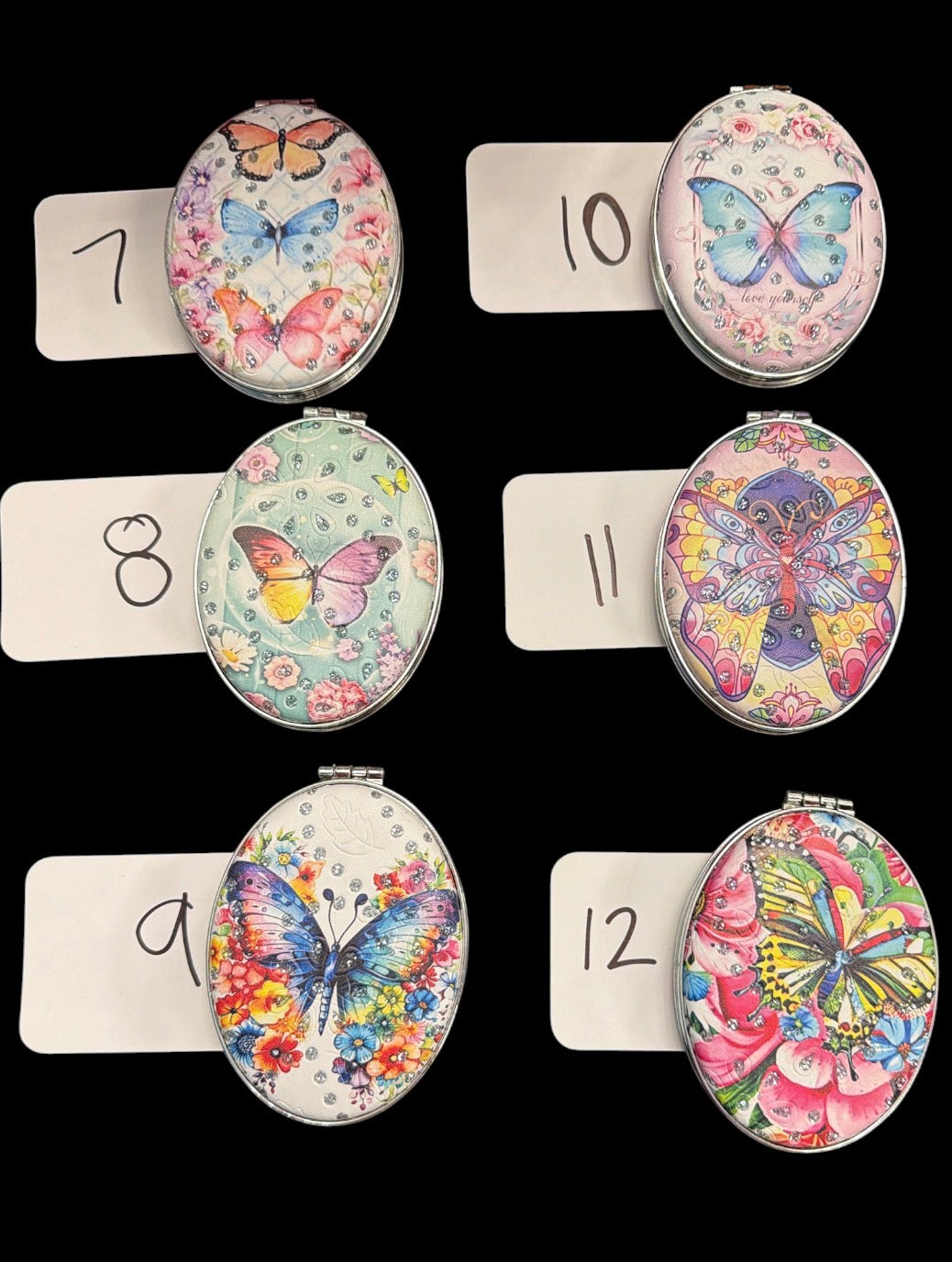 Butterfly Oval Mirror