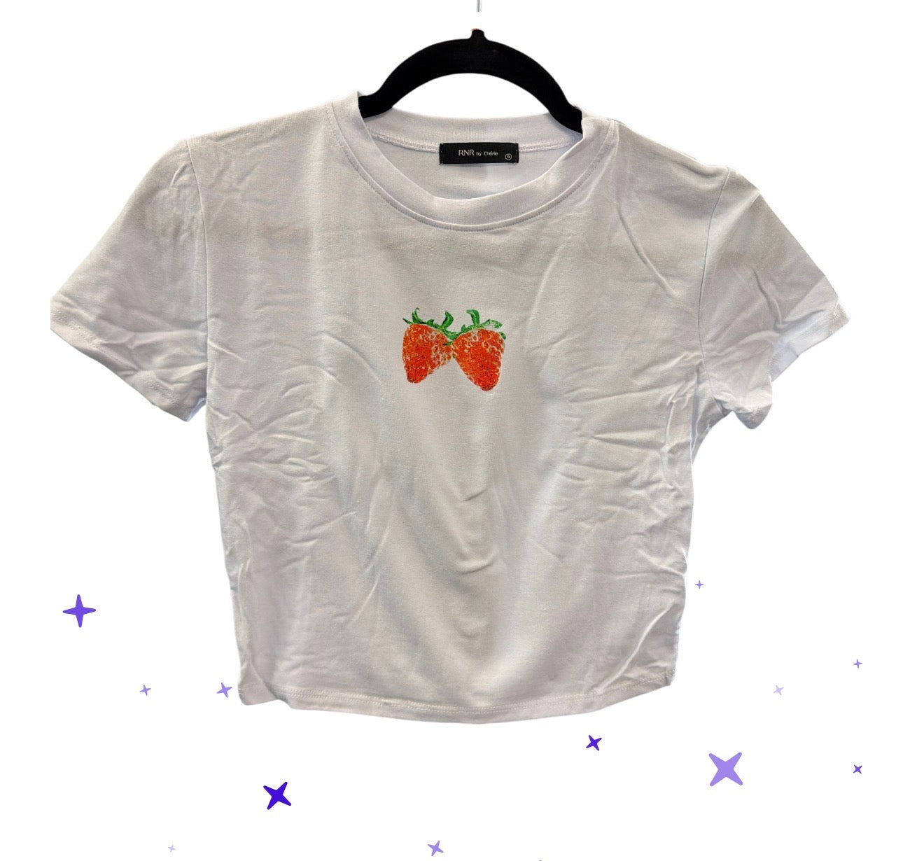 RNR By Cherie Strawberry Crop Top