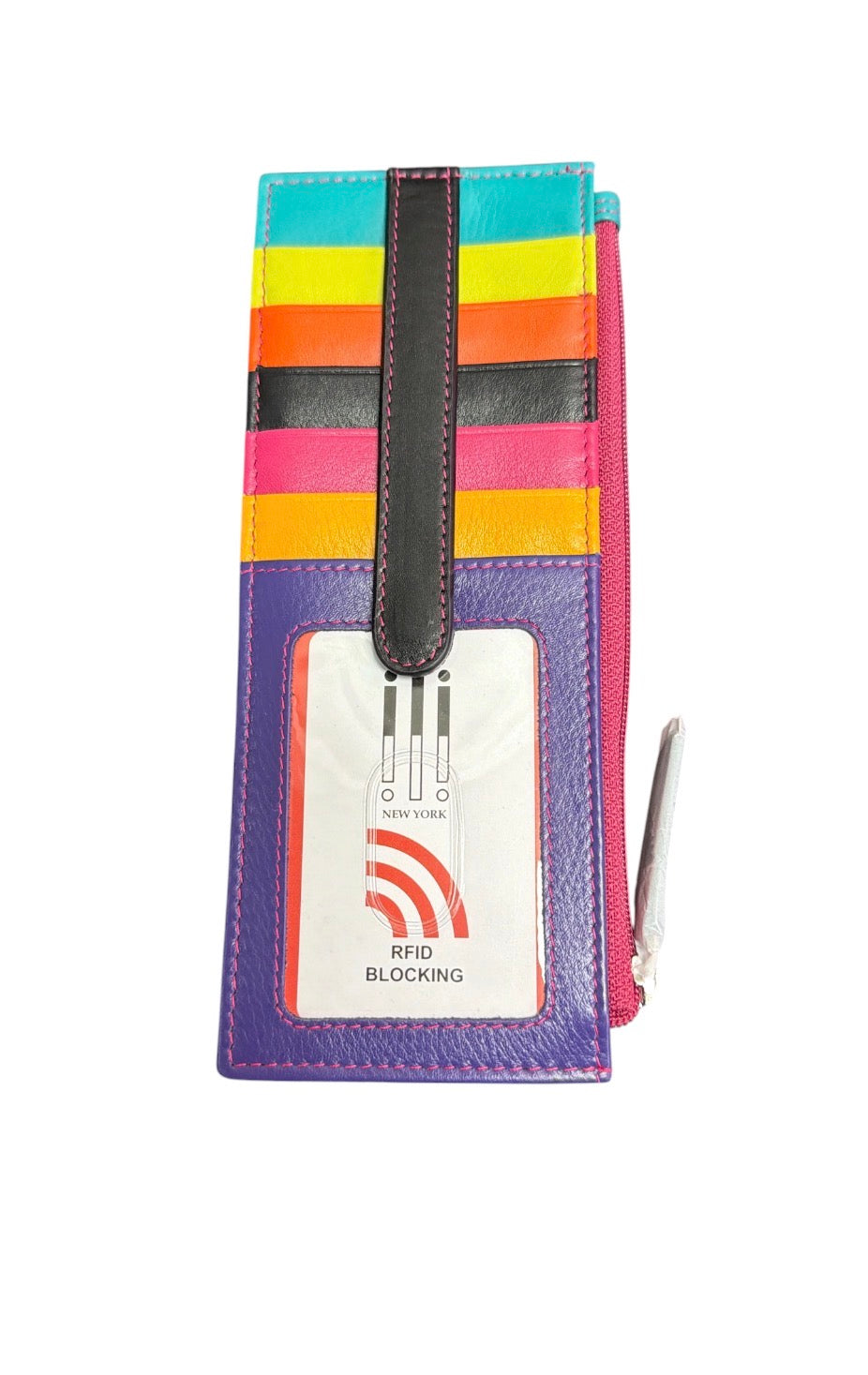 ILI Double Sided Genuine Leather Wallet—RFID Blocking