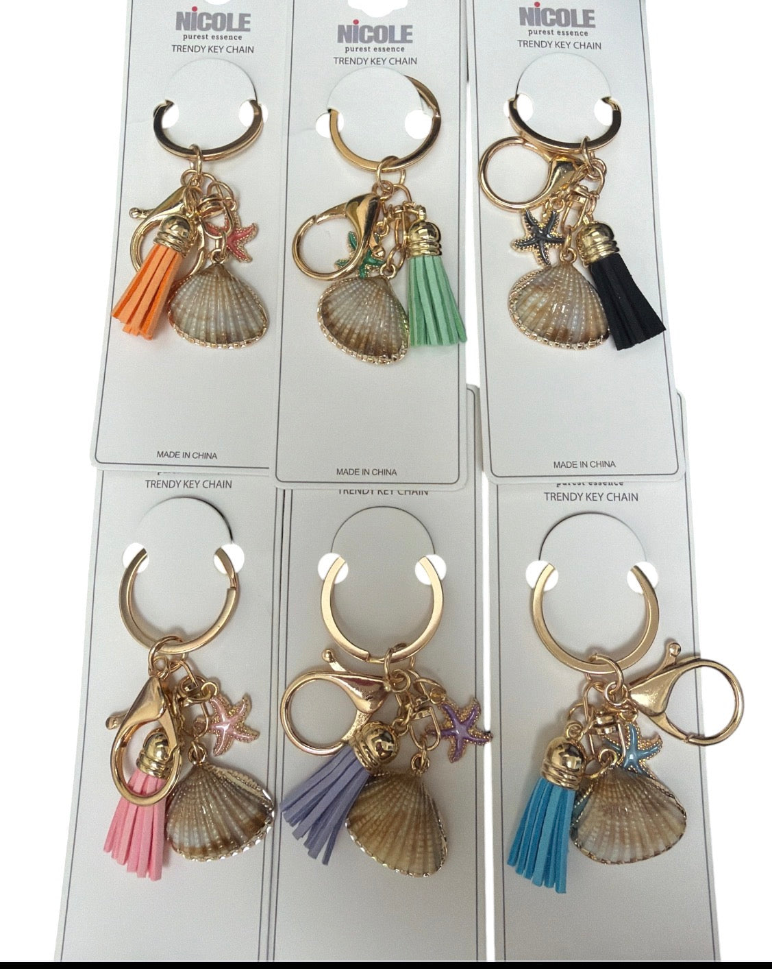 Sea Shell Keychain