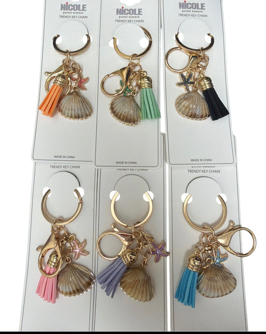 Sea Shell Keychain