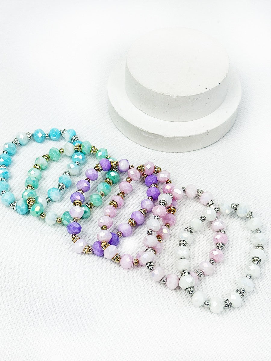 Soft Tone Glass Bracelets