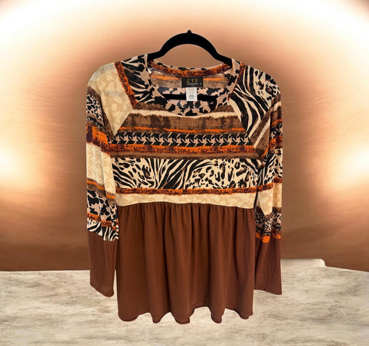 Animal Print Top