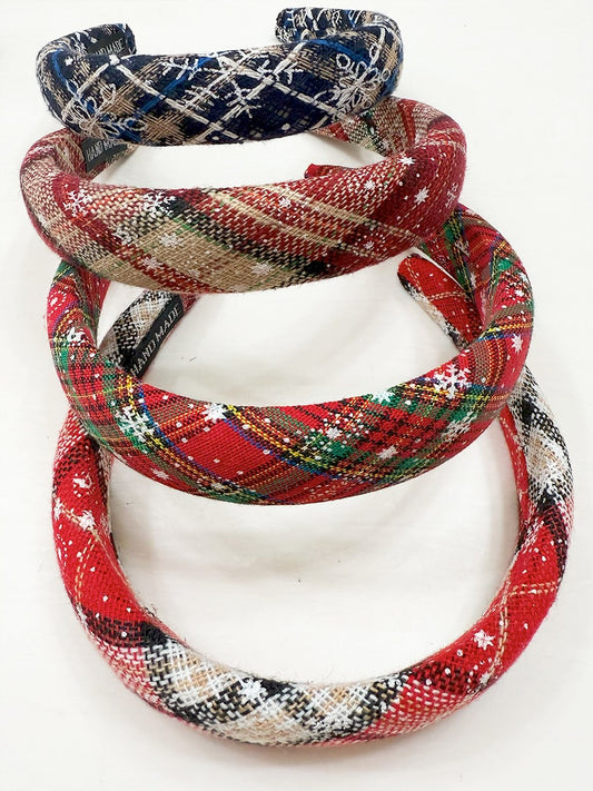 Christmas Theme Padded Headbands