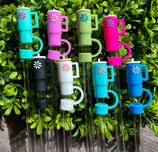 Tumbler Silicone Straw Topper