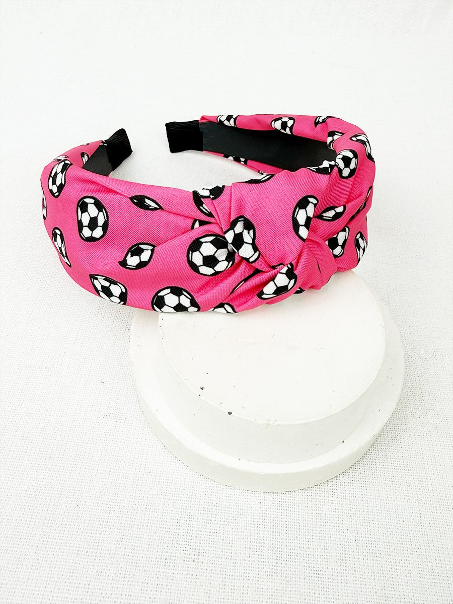 Sports Theme Knot Headband