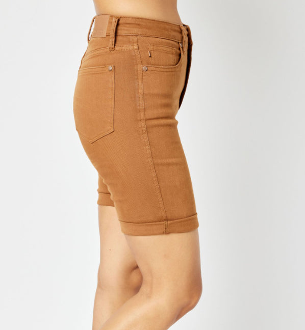 JUDY BLUE TUMMY CONTROL BERMUDA SHORTS