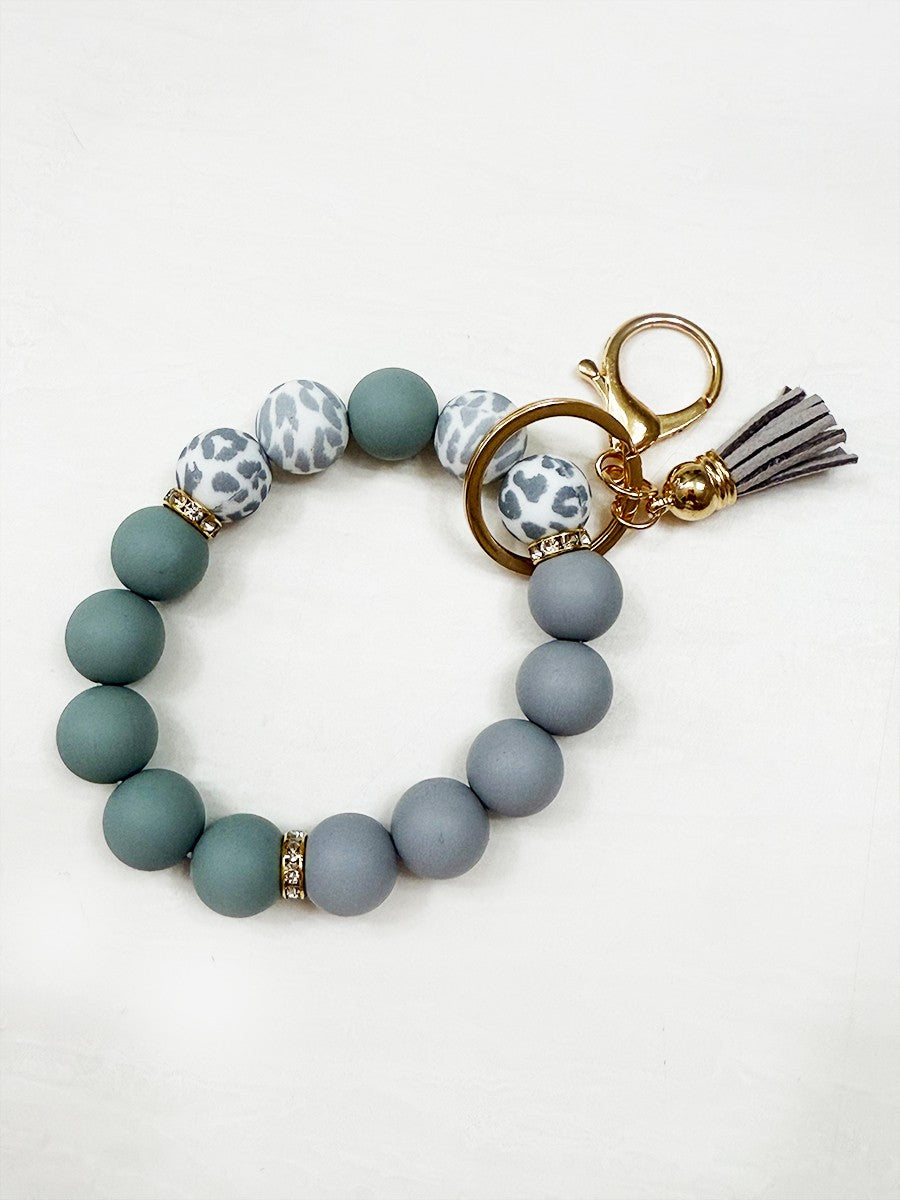 Beaded Keychain Wristlet