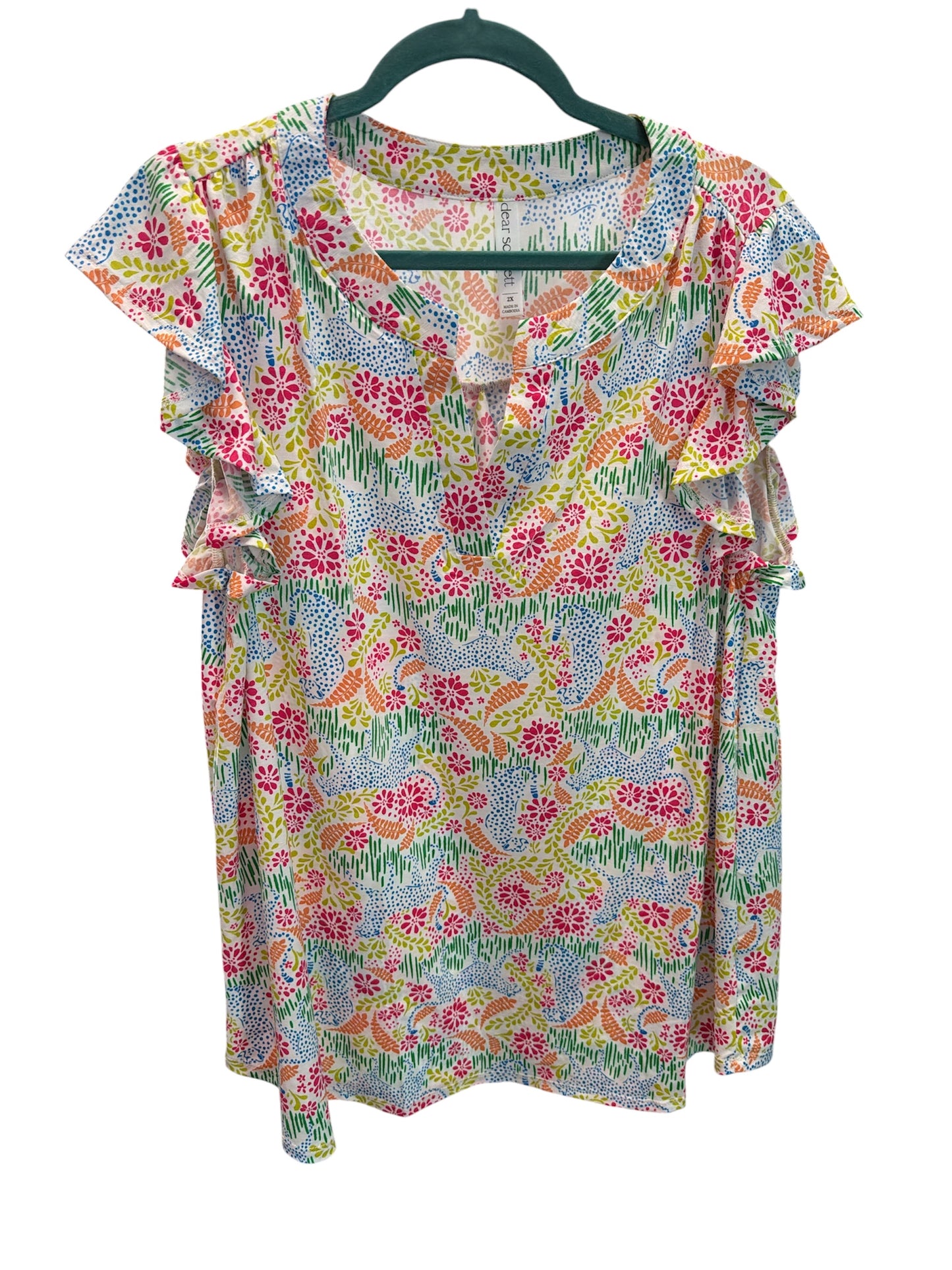 Dear Scarlett Multicolor Ruffle SS