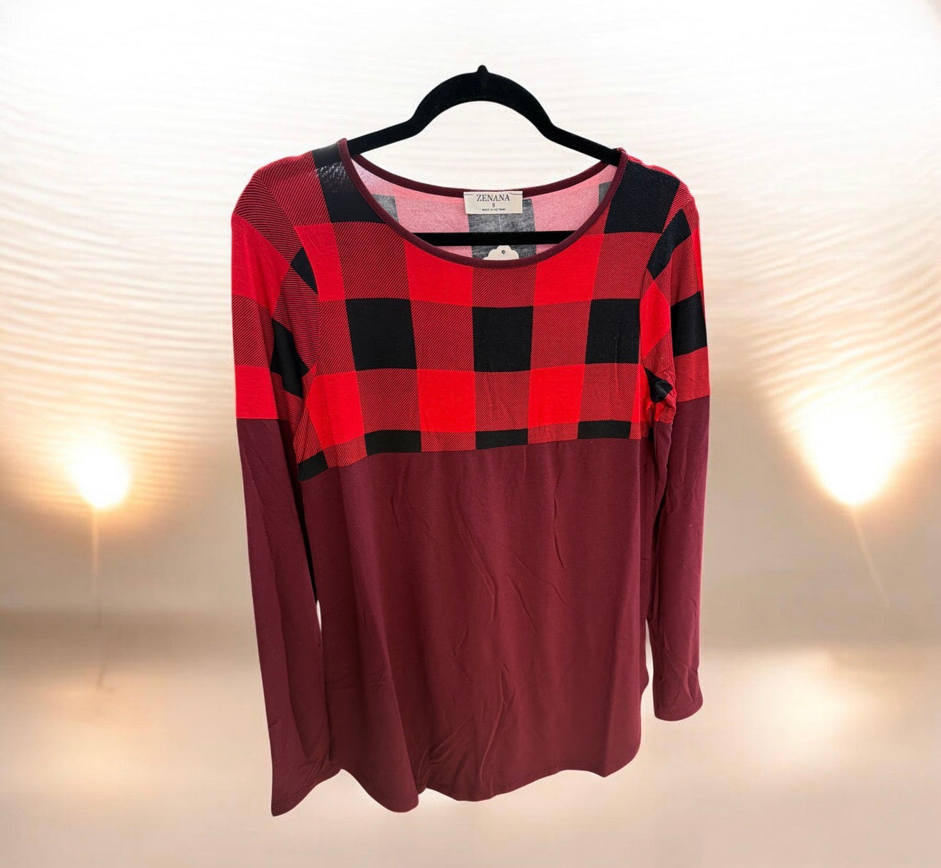 Zenana Buffalo Print Top