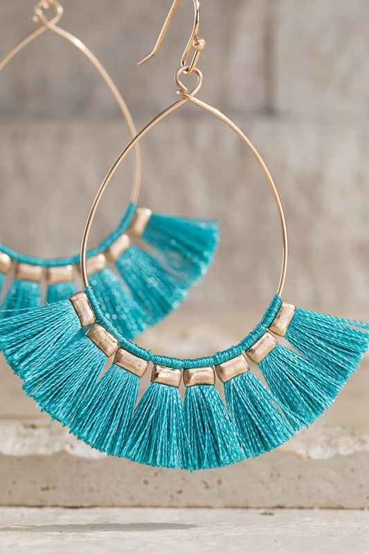 Fine Thread Fish Hook Earrings