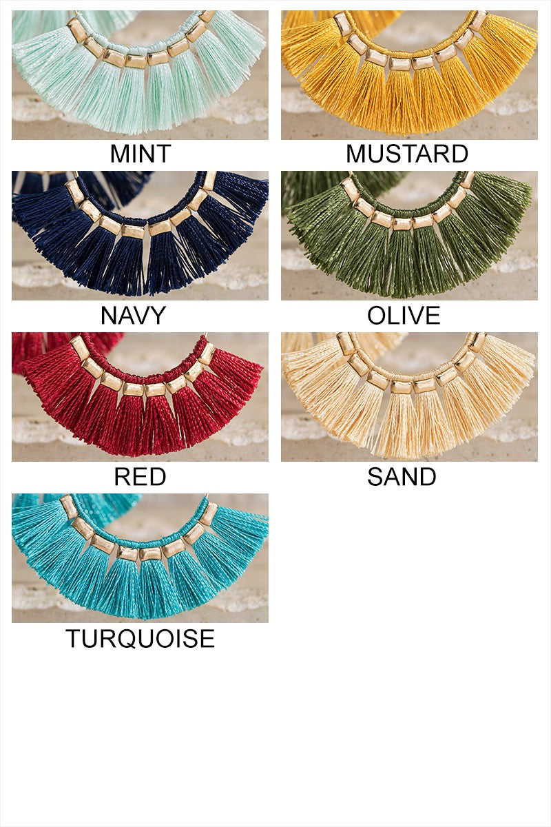 Fine Thread Fish Hook Earrings