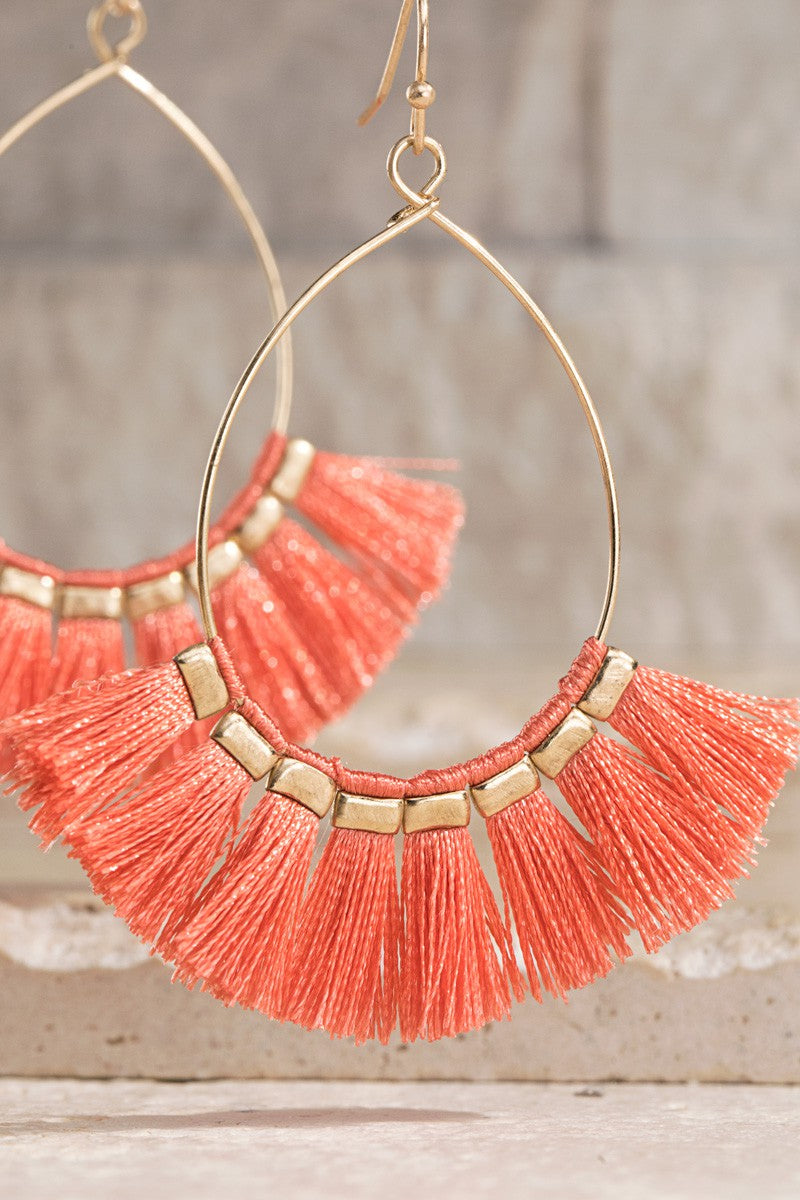 Fine Thread Fish Hook Earrings