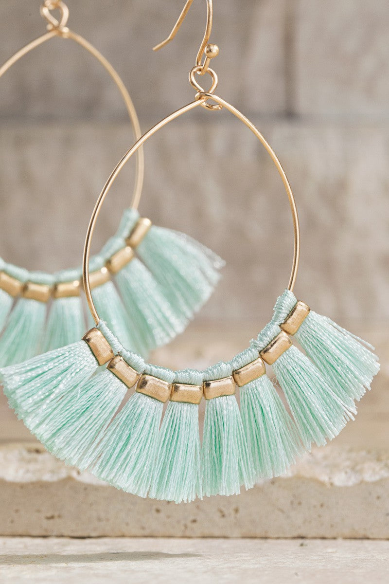 Fine Thread Fish Hook Earrings