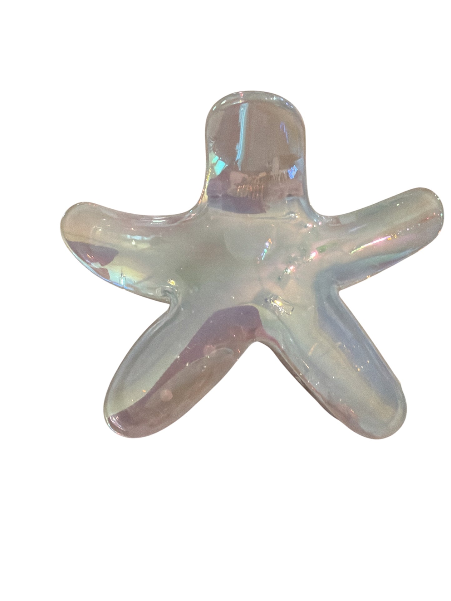 Iridescent Star Fish Hair Clip