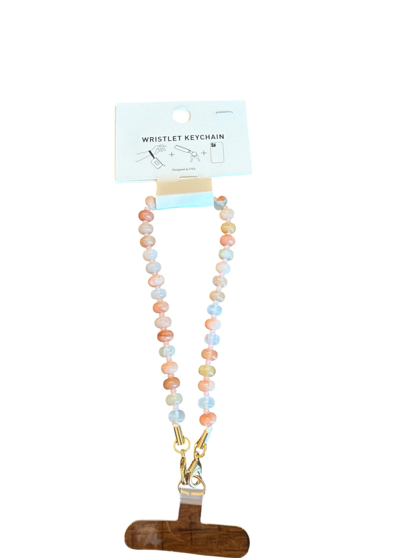 Beaded Wristlet Keychain