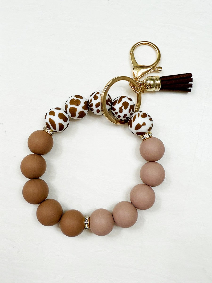 Beaded Keychain Wristlet