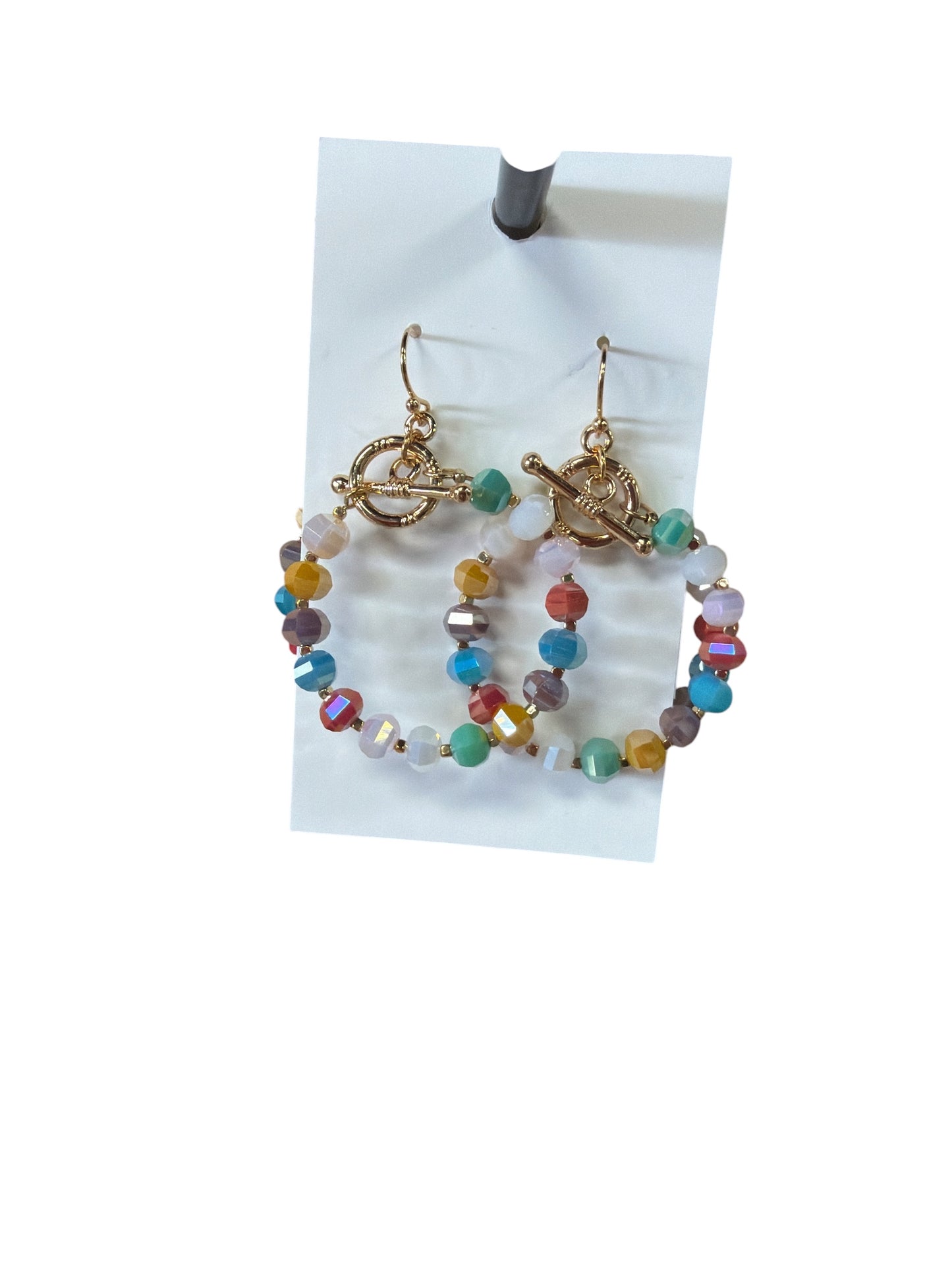 Gold Toggle Earring