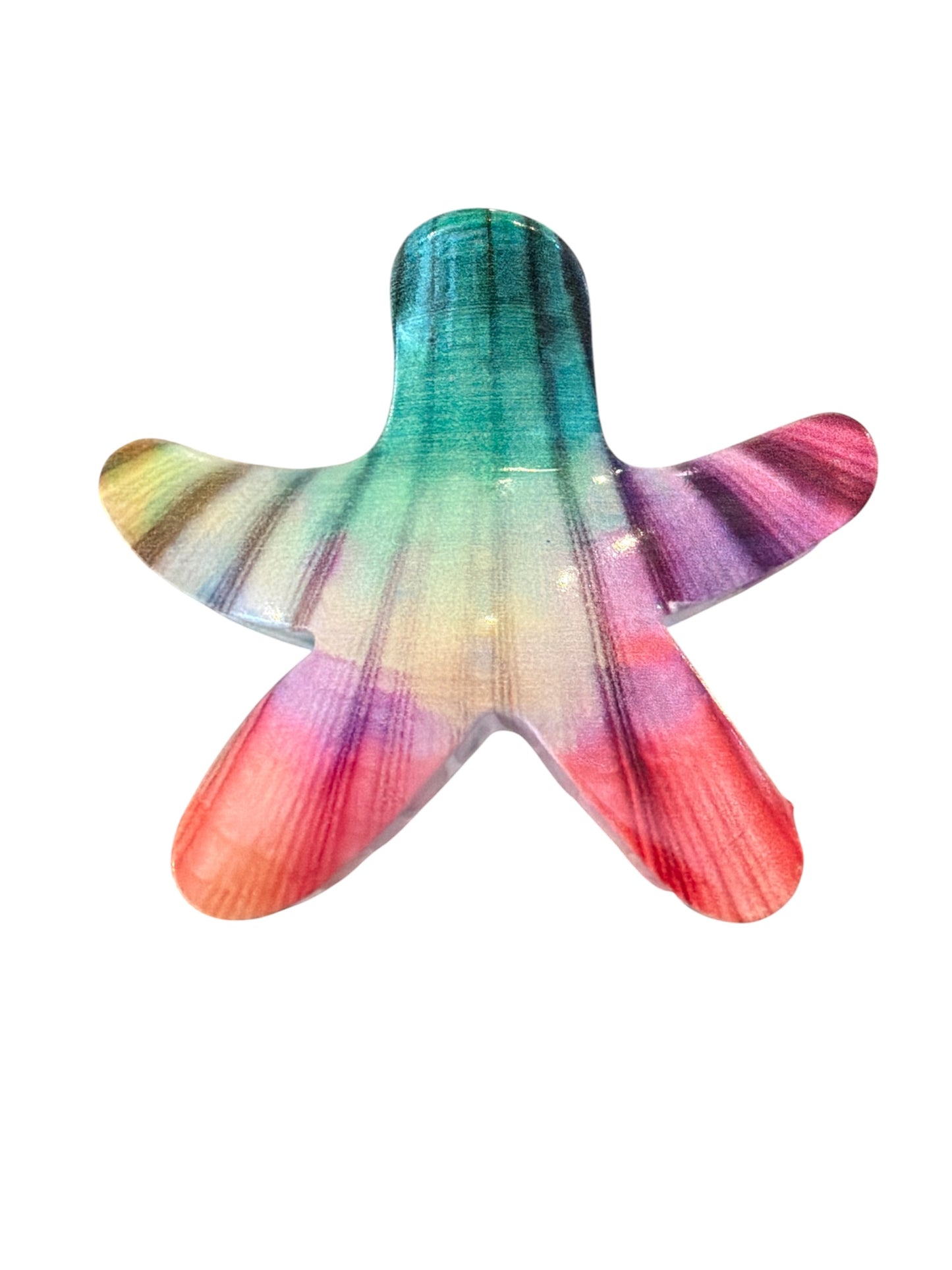 Multi Color Star Fish Hair Clip